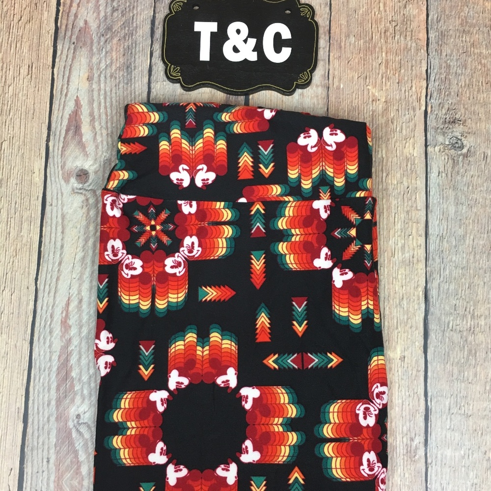 LuLaRoe TC Mickey Disney Leggings